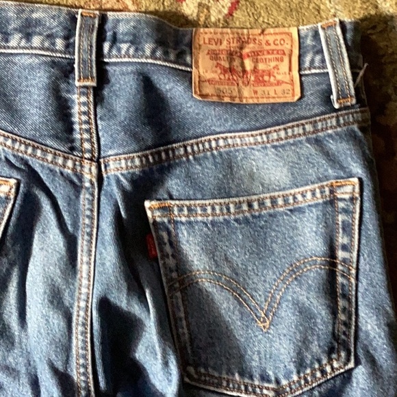 ⚜️ Levi’s 505 Jeans 31 X 32 VNPLC 👖 UniSex  🆔 O 11 - Picture 5 of 16